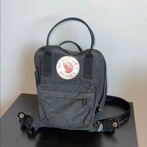 Fjallraven Black Backpack Classic Design